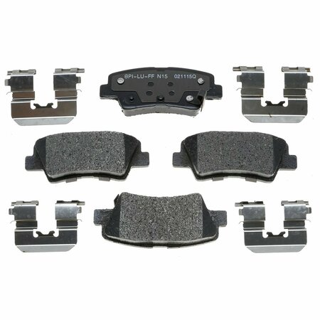 R/M BRAKES OE Replacement, Ceramic, 3.930" Plate Length, Includes Mounting Hardware MGD1544CH